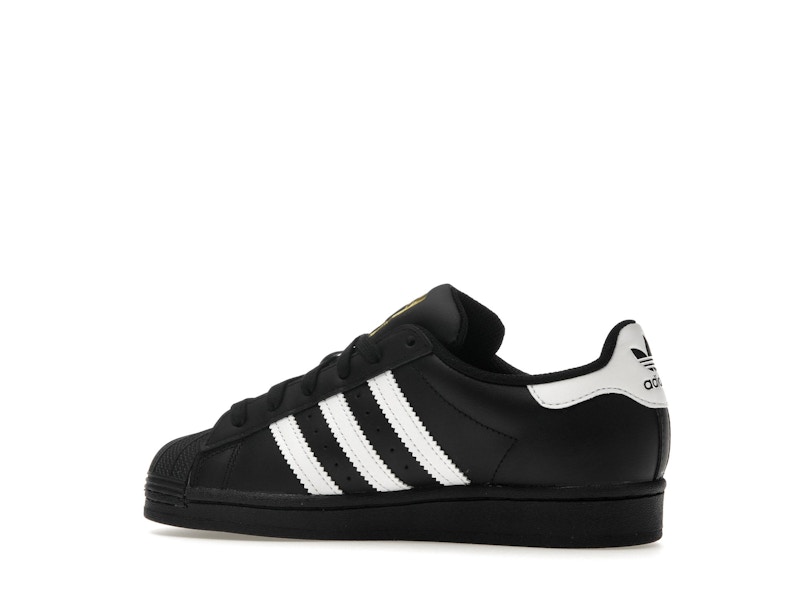 adidas Superstar Core Black Cloud White Gold (GS) - image 21