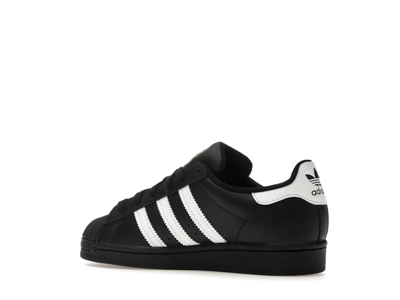 adidas Superstar Core Black Cloud White Gold (GS) - image 22