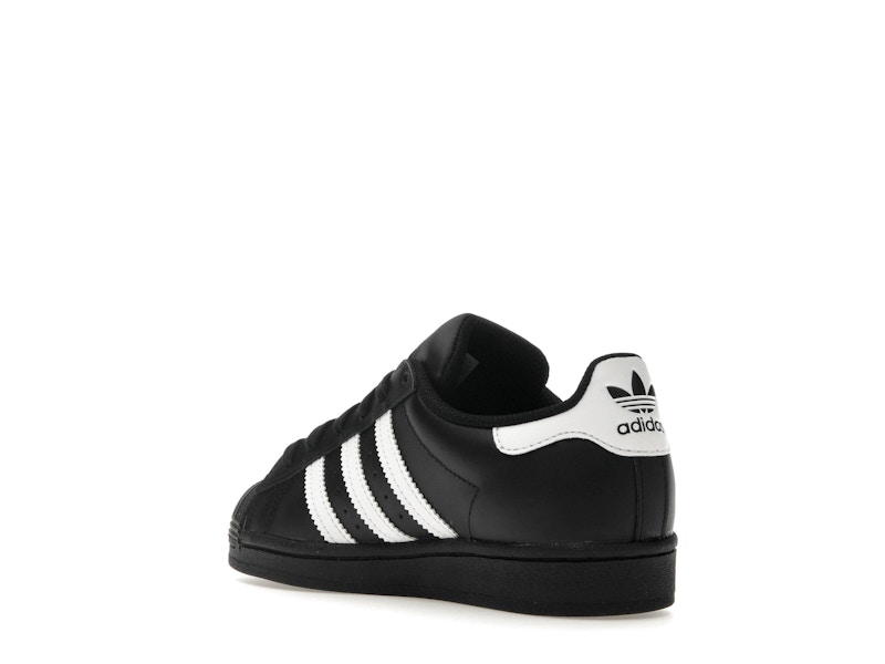 adidas Superstar Core Black Cloud White Gold (GS) - image 24