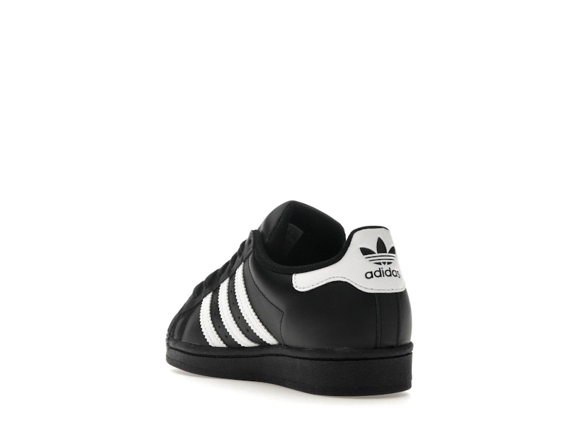 adidas Superstar Core Black Cloud White Gold (GS) - image 25