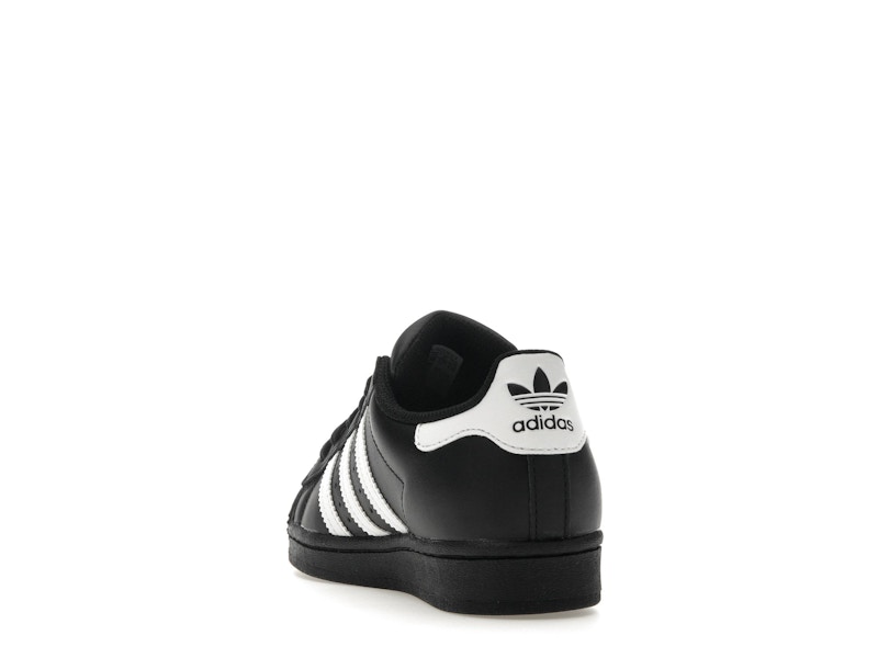 adidas Superstar Core Black Cloud White Gold (GS) - image 26