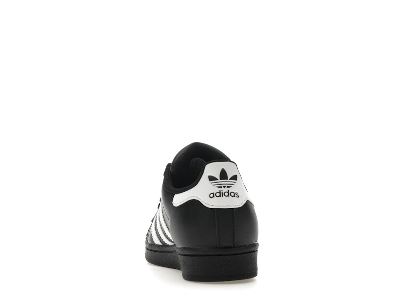 adidas Superstar Core Black Cloud White Gold (GS) - image 27