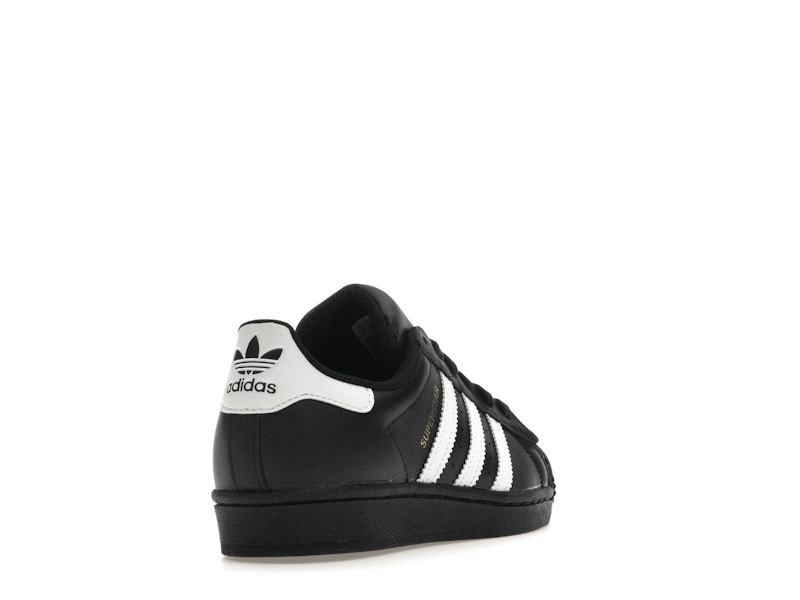 adidas Superstar Core Black Cloud White Gold (GS) - image 31