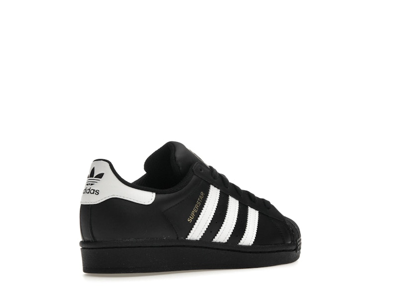 adidas Superstar Core Black Cloud White Gold (GS) - image 33