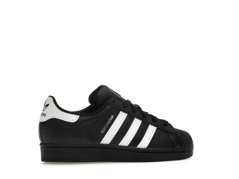 adidas Superstar Core Black Cloud White Gold (GS) - image 35