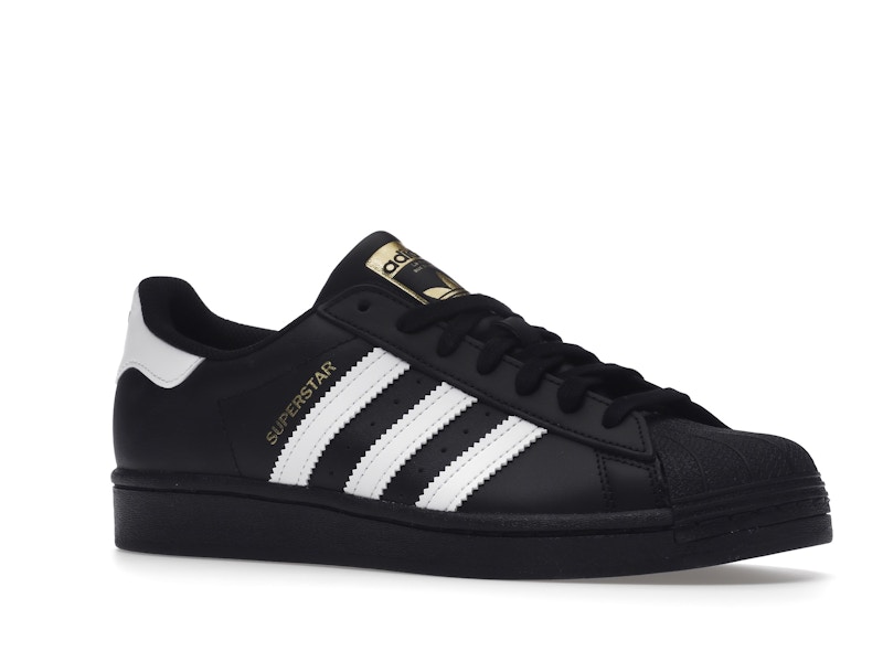 adidas Superstar Core Black Cloud White Gold - image 4