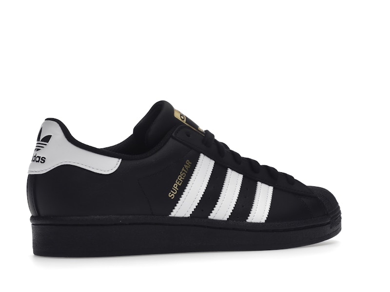 adidas Superstar Core Black Cloud White Gold - image 34