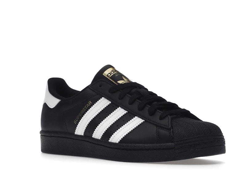 adidas Superstar Core Black Cloud White Gold - image 5