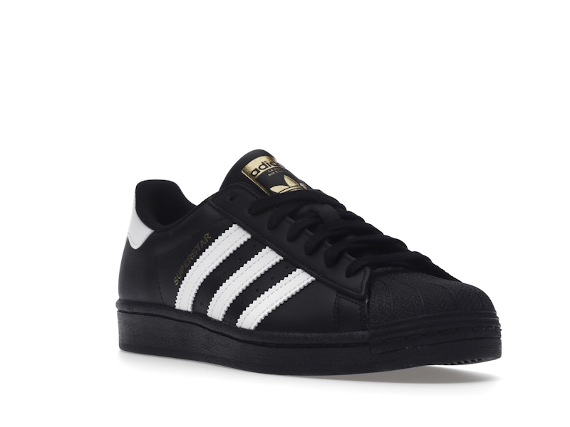 adidas Superstar Core Black Cloud White Gold - image 6