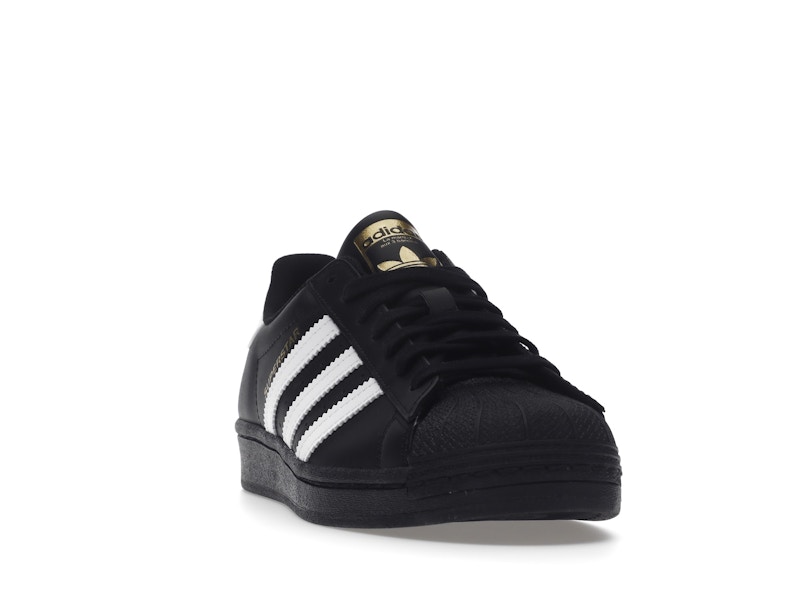 adidas Superstar Core Black Cloud White Gold - image 8