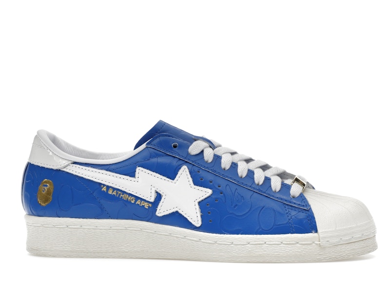 adidas Superstar Vintage Bape Blue White - image 2