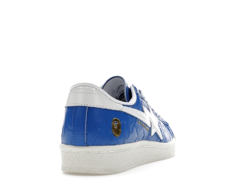 adidas Superstar Vintage Bape Blue White - image 30
