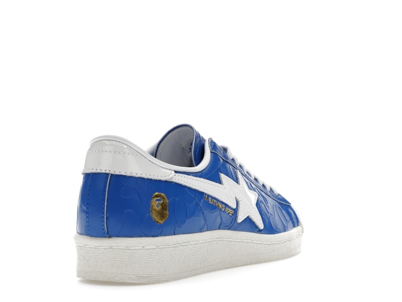 adidas Superstar Vintage Bape Blue White - image 31
