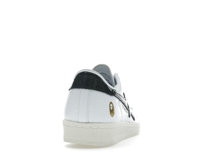 adidas Superstar Vintage Bape White Black - image 29