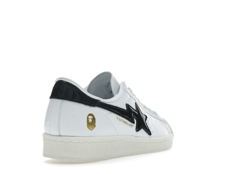 adidas Superstar Vintage Bape White Black - image 31