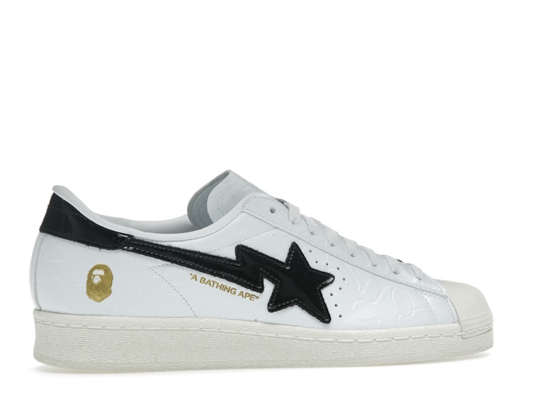 adidas Superstar Vintage Bape White Black - image 35