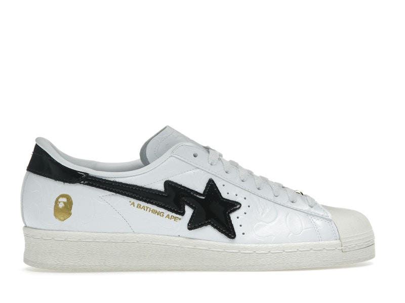 adidas Superstar Vintage Bape White Black - image 36