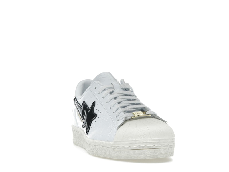 adidas Superstar Vintage Bape White Black - image 8