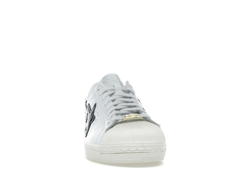 adidas Superstar Vintage Bape White Black - image 9