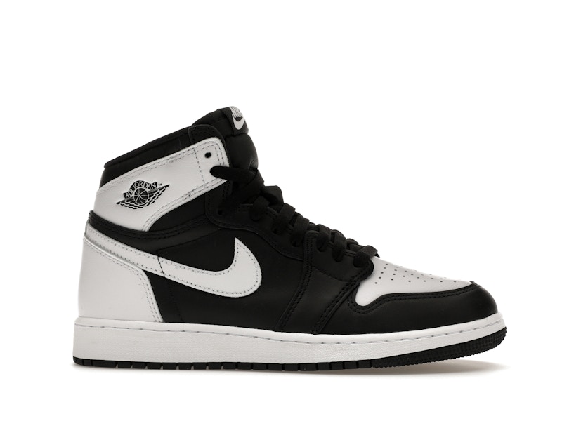 Jordan 1 Retro High OG Black White (GS) - image 2