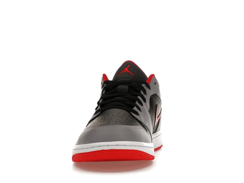 Jordan 1 Low Black Light Smoke Grey Gym Red - image 11