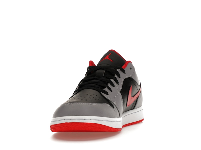 Jordan 1 Low Black Light Smoke Grey Gym Red - image 12