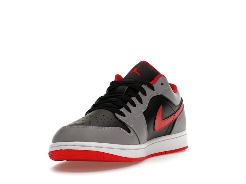 Jordan 1 Low Black Light Smoke Grey Gym Red - image 13