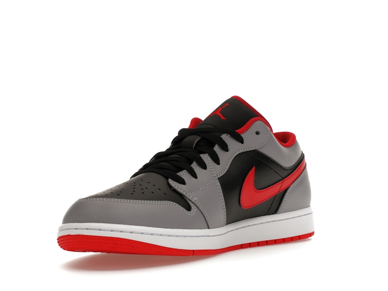 Jordan 1 Low Black Light Smoke Grey Gym Red - image 14