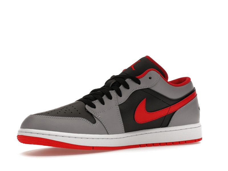 Jordan 1 Low Black Light Smoke Grey Gym Red - image 16