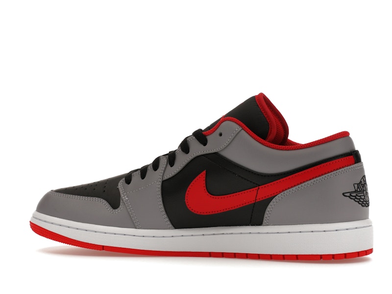 Jordan 1 Low Black Light Smoke Grey Gym Red - image 21