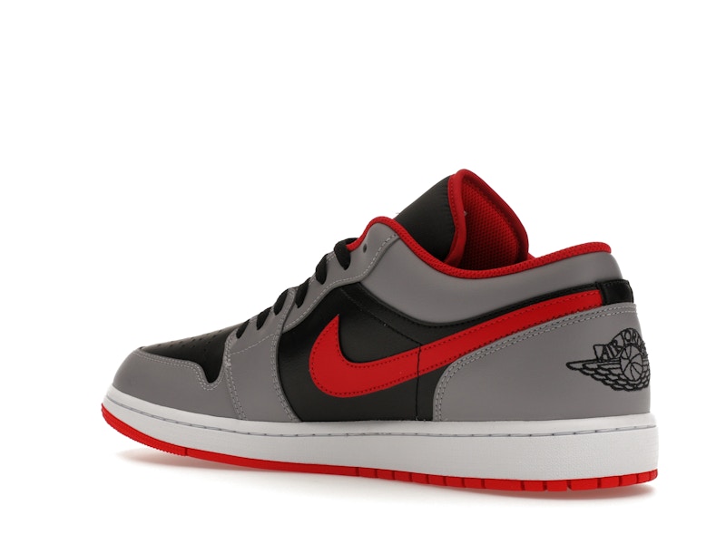 Jordan 1 Low Black Light Smoke Grey Gym Red - image 23