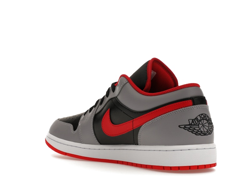 Jordan 1 Low Black Light Smoke Grey Gym Red - image 24