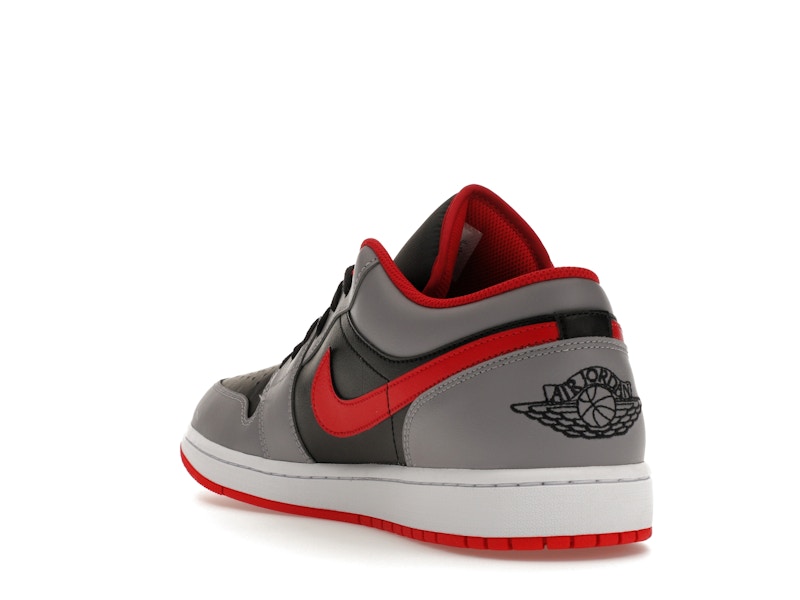 Jordan 1 Low Black Light Smoke Grey Gym Red - image 25