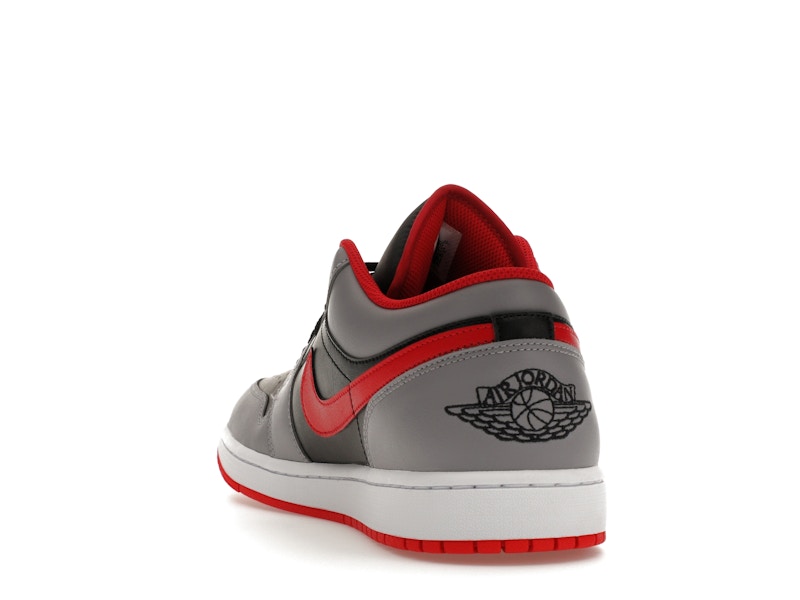 Jordan 1 Low Black Light Smoke Grey Gym Red - image 26