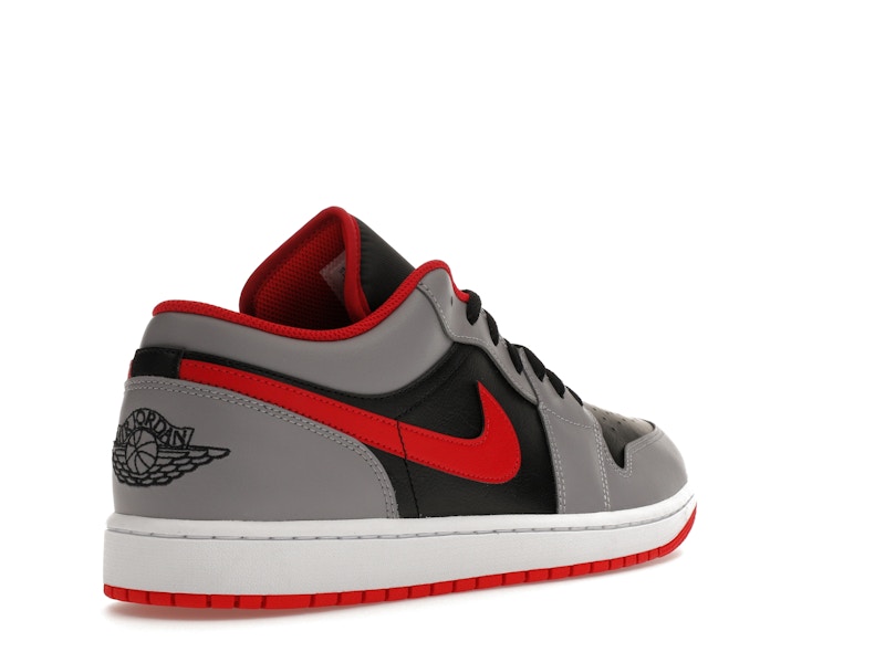 Jordan 1 Low Black Light Smoke Grey Gym Red - image 32