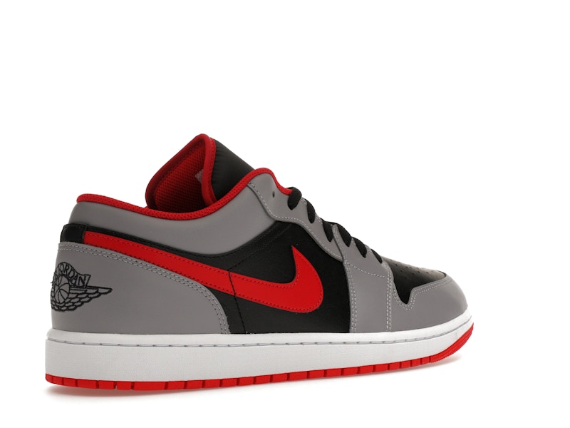 Jordan 1 Low Black Light Smoke Grey Gym Red - image 33