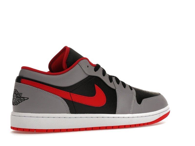 Jordan 1 Low Black Light Smoke Grey Gym Red - image 34