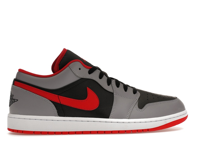 Jordan 1 Low Black Light Smoke Grey Gym Red - image 36
