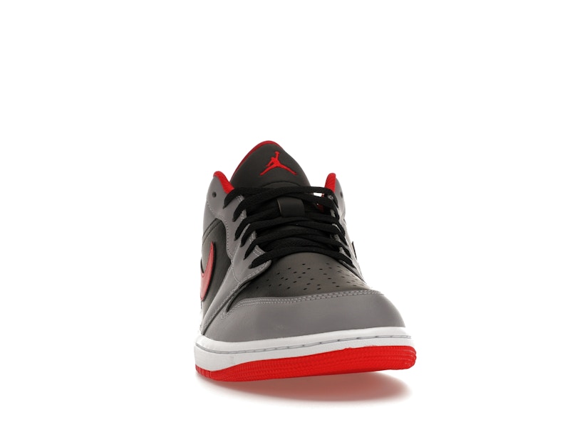 Jordan 1 Low Black Light Smoke Grey Gym Red - image 9