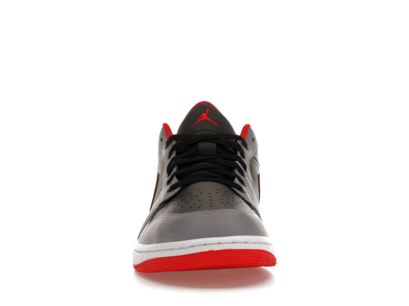 Jordan 1 Low Black Light Smoke Grey Gym Red - image 10