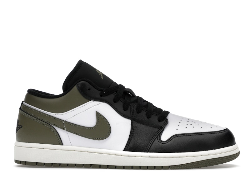 Jordan 1 Low Black Toe Medium Olive - image 2