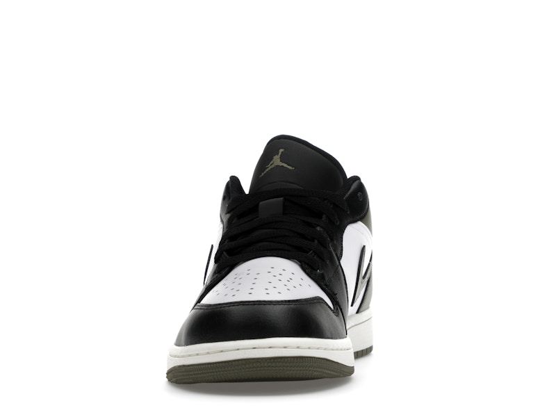 Jordan 1 Low Black Toe Medium Olive - image 11