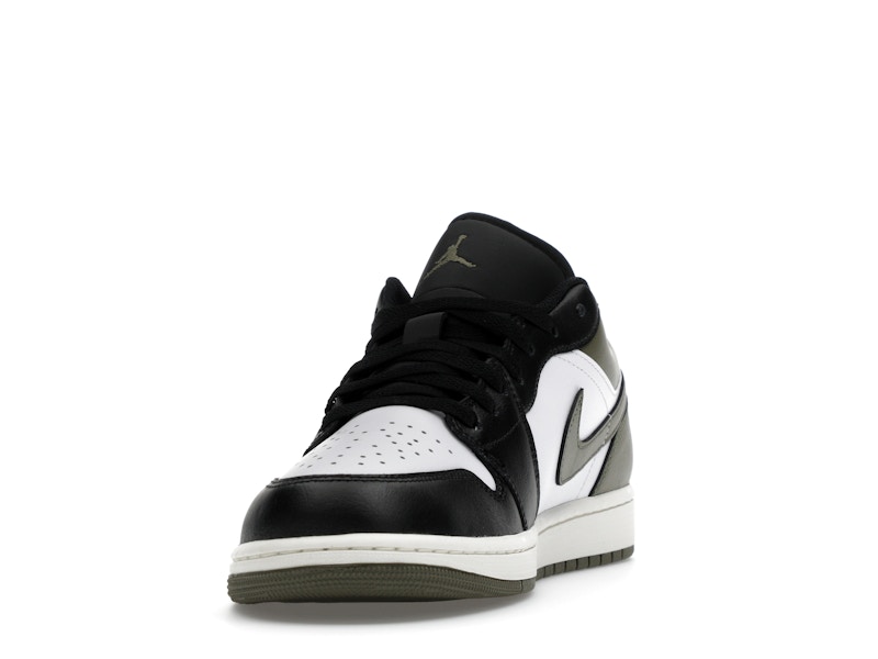 Jordan 1 Low Black Toe Medium Olive - image 12