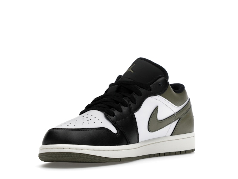 Jordan 1 Low Black Toe Medium Olive - image 14