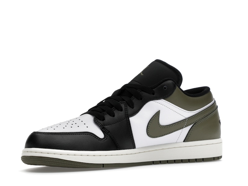 Jordan 1 Low Black Toe Medium Olive - image 16