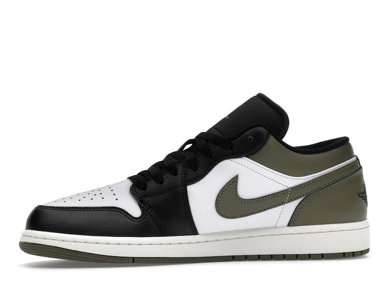 Jordan 1 Low Black Toe Medium Olive - image 18