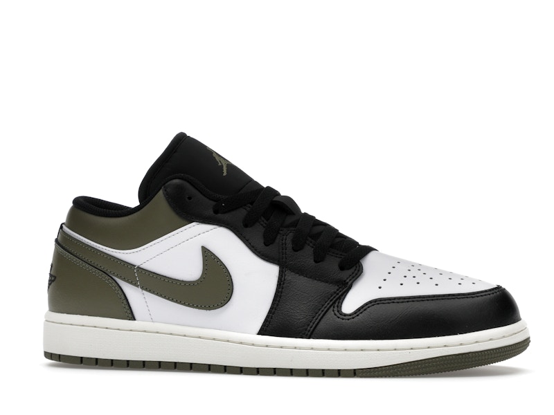 Jordan 1 Low Black Toe Medium Olive - image 3
