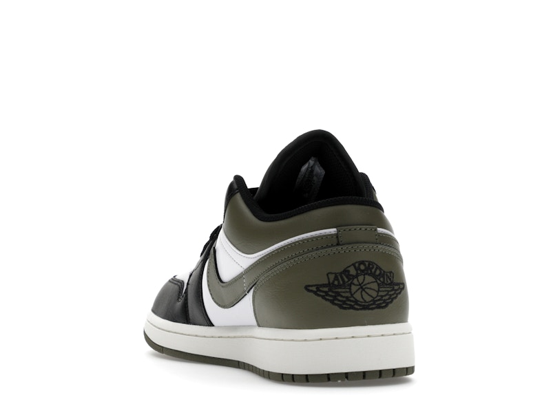 Jordan 1 Low Black Toe Medium Olive - image 26