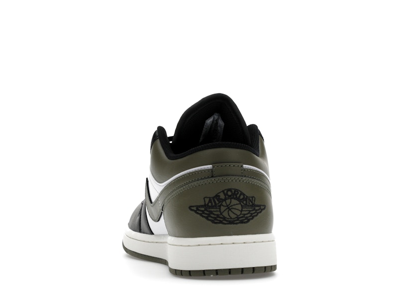Jordan 1 Low Black Toe Medium Olive - image 27