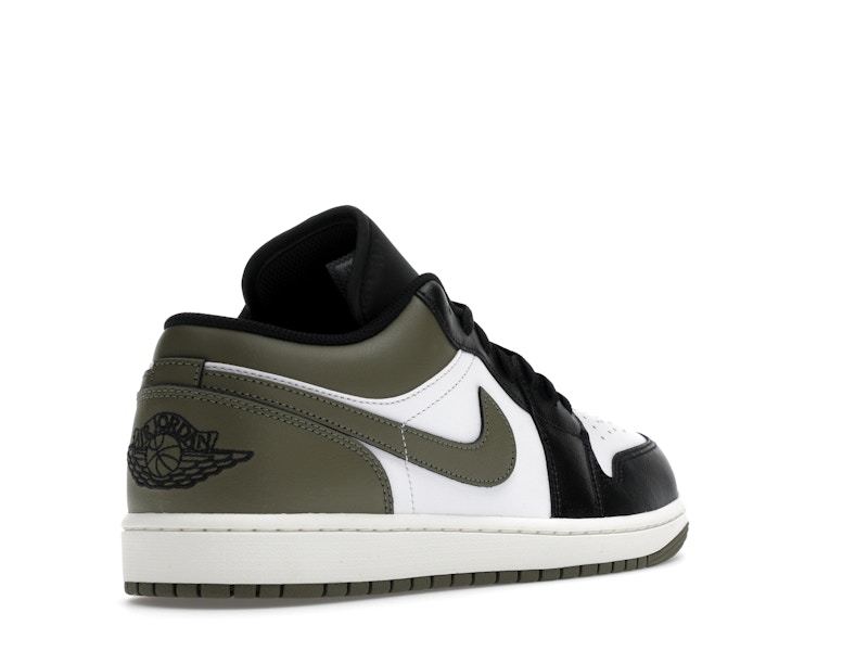 Jordan 1 Low Black Toe Medium Olive - image 32